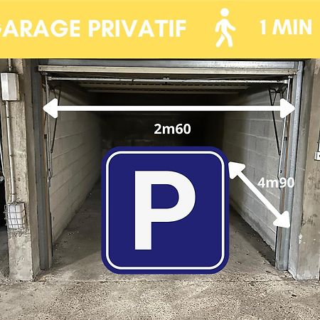 Le Sacre - Centre - Cour Privative - Parking Apartman Reims Kültér fotó